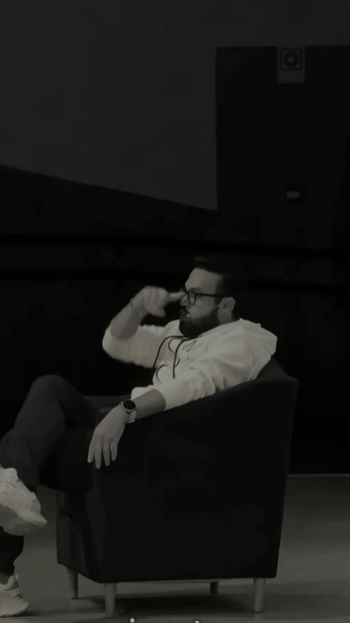 Vídeo em loop da primeira seção